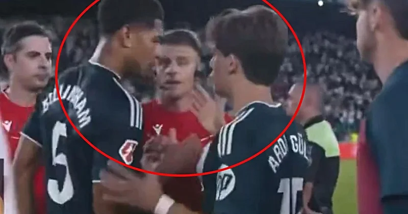 Real Madrid de savaş! Arda Güler ve Bellingham karşı karşıya
