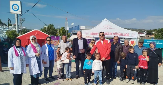 Boyabat ta meme kanserine dikkat çekmek amacıyla etkinlik düzenlendi Sinop Haberleri