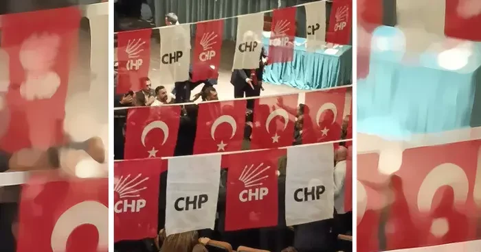 Kahramanmaraş ta CHP kongresinde kavga! Polis müdahale etti