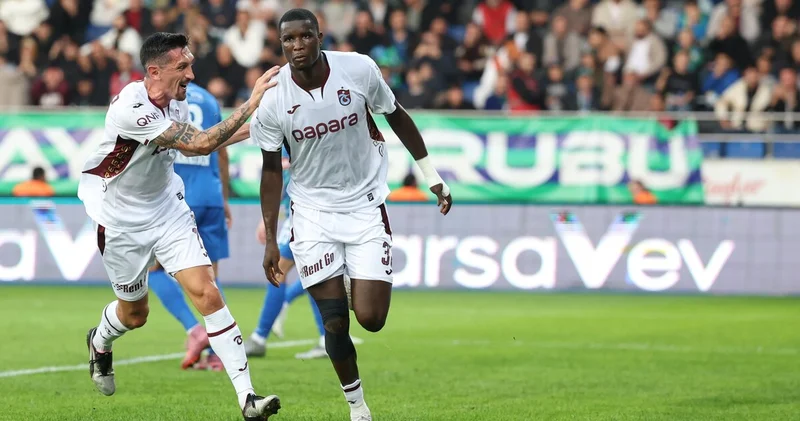 MAÇ SONUCU: Çaykur Rizespor: 1 Trabzonspor: 2 Trabzonspor Haberleri