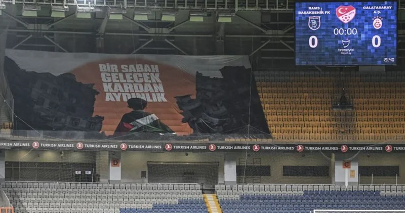 Başakşehir den Filistin e destek Rams Başakşehir Haberleri