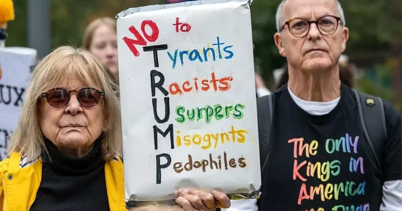 New York ta Trump a Karşı Protestolar Başladı