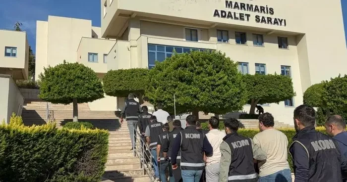 Marmaris açıklarındaki FETÖ operasyonunda 11 kişi tutuklandı