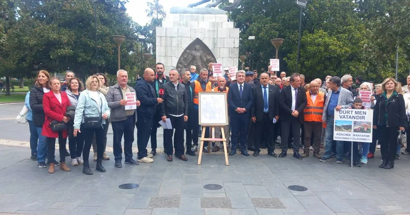 Samsun da Kanadalı şirkete doğa talanı izni! Yurttaşlar kararı protesto etti