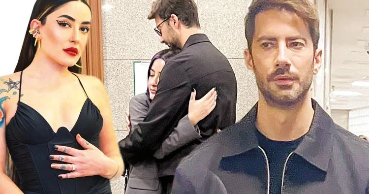 İki yıllık evlilik bitti... Sarılarak boşandılar