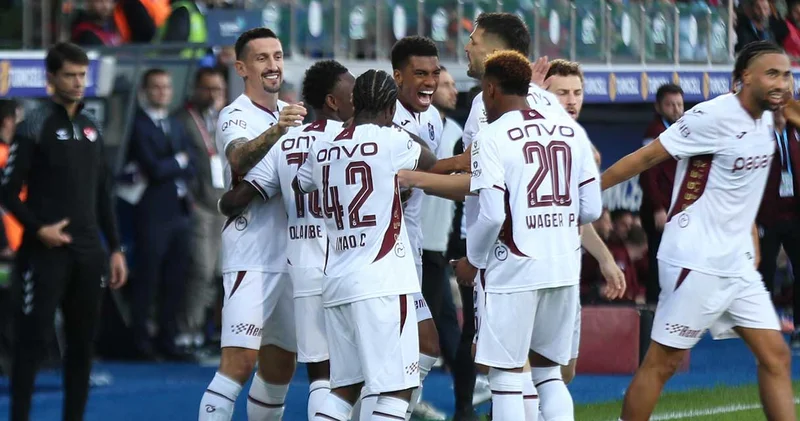 Karadeniz derbisinde kazanan Trabzonspor