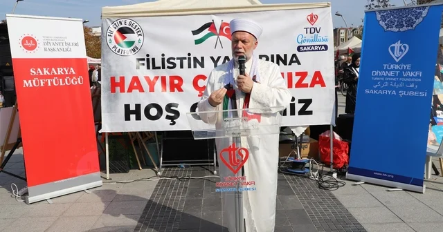 Sakarya da Filistin e destek için hayır çarşısı düzenlendi Sakarya Haberleri