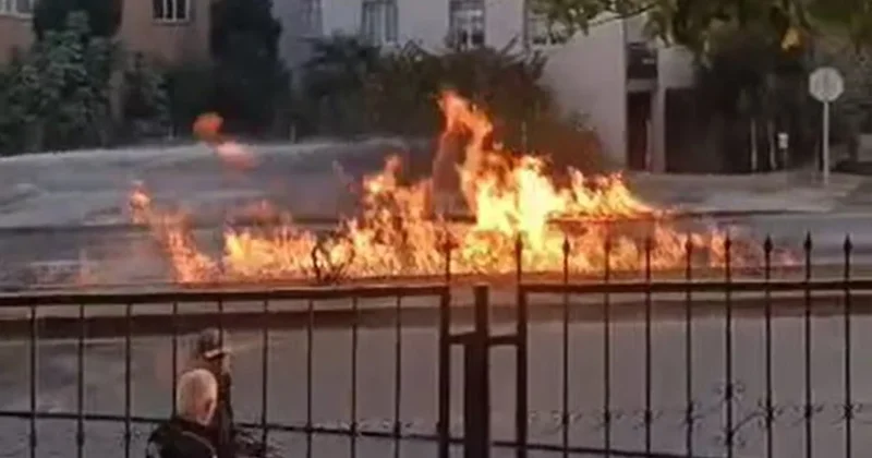 Faciaya ramak kala: Sigara yakınca ortalık alev aldı Sözcü Gazetesi