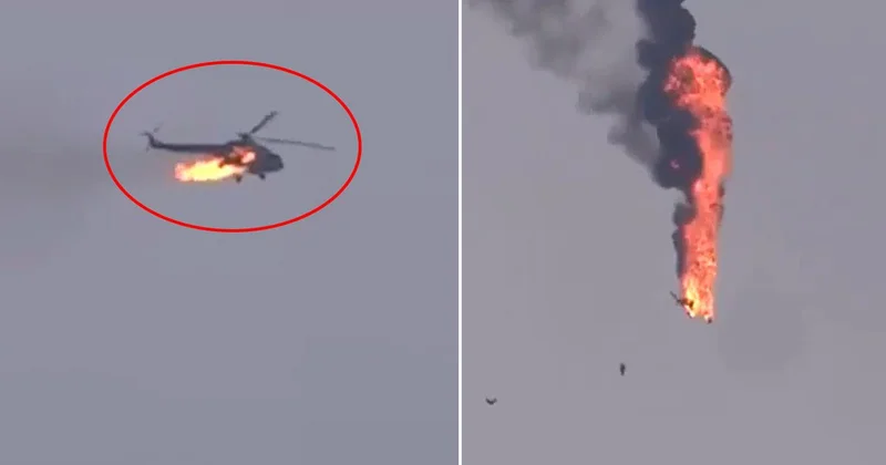 Korkulan oldu! Husiler, Suudi Arabistan ın helikopterini düşürdü