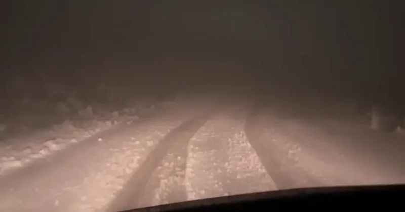 Emirdağ’ın yüksek kesimlerinde kar yağışı etkili oldu