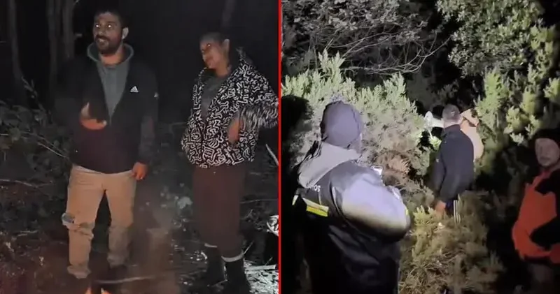 Çatalca ya mantar toplamaya gelen 2 kişi ormanda kayboldu; saatler sonra bulundular