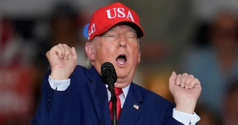Trump tan komik olmayan Muhammed esprisi