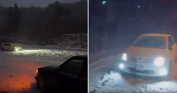 Uludağ’a beklenen kar düştü! Bazı araçlar yolda kaldı
