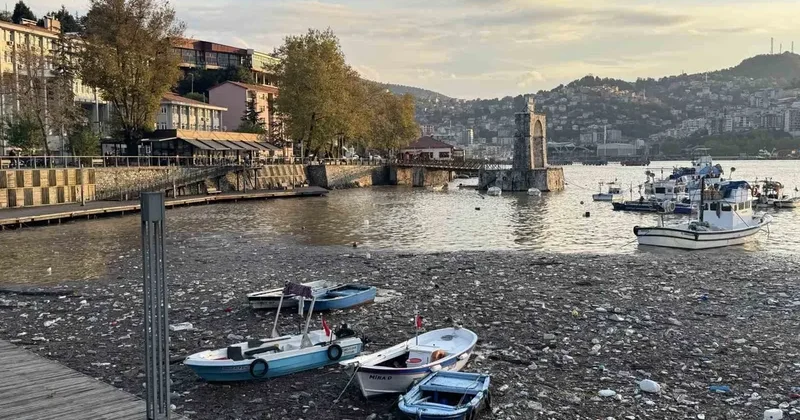 Zonguldak’ta yağış sonrası ortaya çıkan görüntü şaşırttı