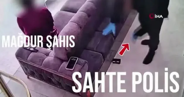 Sahte polis 268 saatli kamera incelemesi sonrasında yakalandı