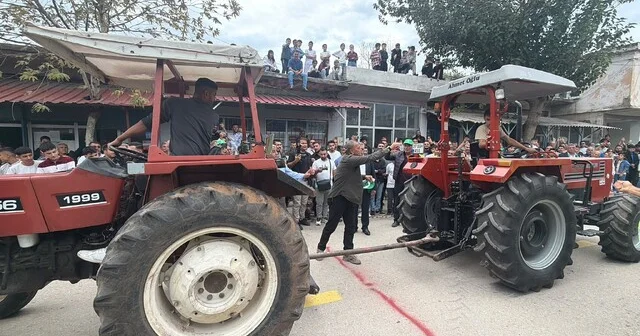 Osmaniye de zeytin festivaline traktör çekme yarışması damga vurdu Osmaniye Haberleri Habertürk Yerel Haberler