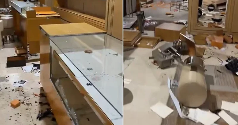 Fransa da öfke kontrolden çıktı! Lüks mağazaları tek tek yağmaladılar