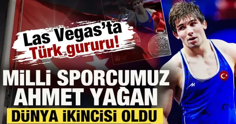 Las Vegas’ta Türk gururu! Milli sporcumuz Ahmet Yağan dünya ikincisi