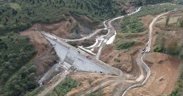 Uçarsu Göleti Trabzon un su ihtiyacına nefes olacak Trabzon Son Dakika Haberleri Habertürk Yerel Haberler