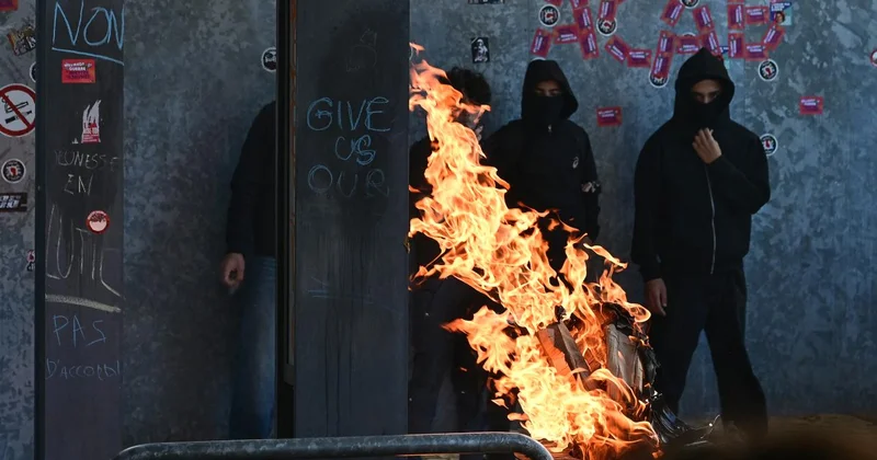Belçika nın Liege kentindeki protestolarda 45 kişi gözaltına alındı