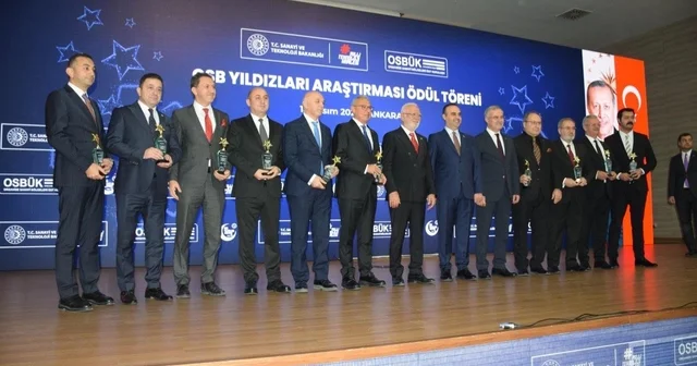 Kayseri OSB Başkanı Yalçın a Sanayi ve Teknoloji Bakanı Kacır dan ödül Kayseri Haberleri