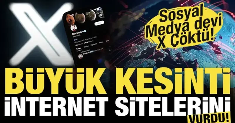 Sosyal medya devi X çöktü! Dünya genelinde birçok site etkilendi! İşte son durum...