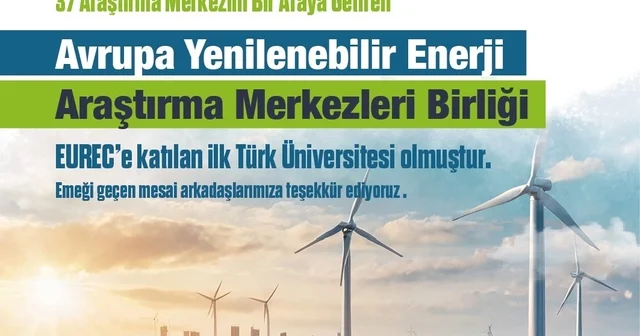 KAYÜ, EUREC e katılan ilk Türk üniversitesi oldu Kayseri Haberleri