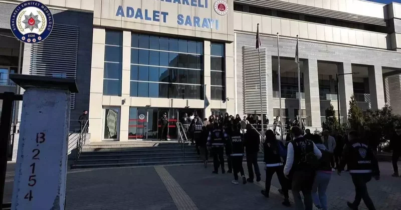 Daltonlar a Kırklareli de operasyon! 18 şüpheli yakalandı, 4’ü tutuklandı