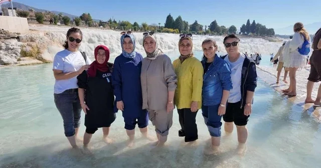 Pamukkale ve Kaklık Mağarası turları yoğun ilgi görüyor Denizli Haberleri