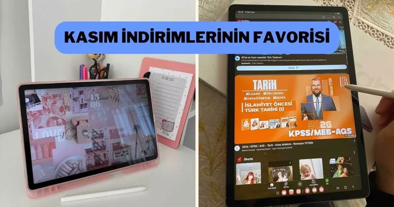 Samsung tablet Gülümseten Kasım la şimdi çok daha uygun!