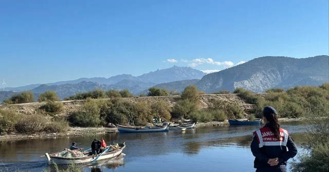 Bafa Gölü nde hayvanların yaşam alanları kontrol edildi Aydın Haberleri