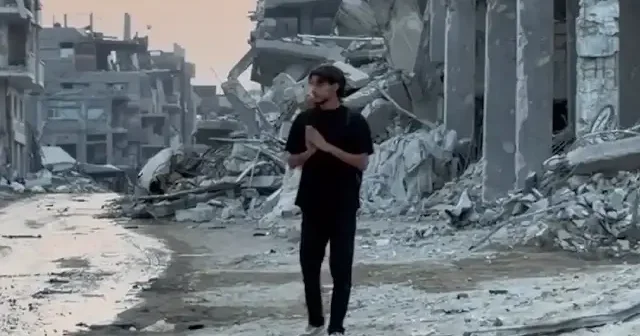 Gazzeli genç molozlar arasında geçen bir gününü paylaştı VİDEO İZLE