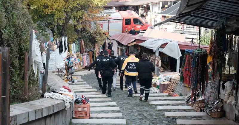 Kalede intihar girişiminde bulunan şahsı polis ikna etti