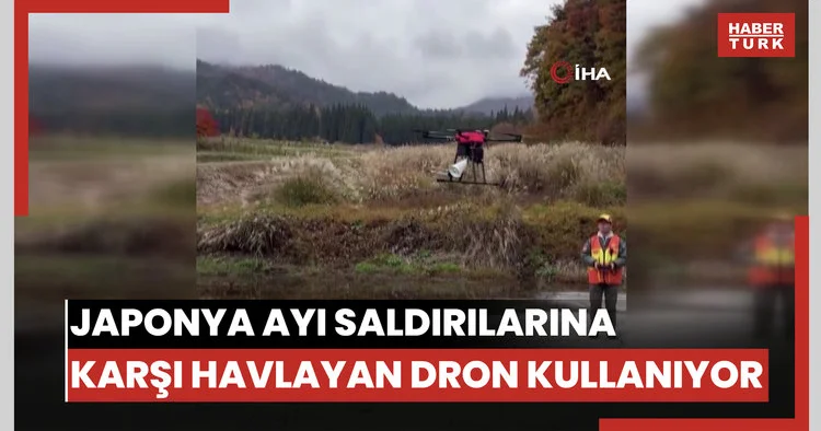 Japonya da ayı saldırılarını önlemek için havlayan dron kullanılmaya başlandı