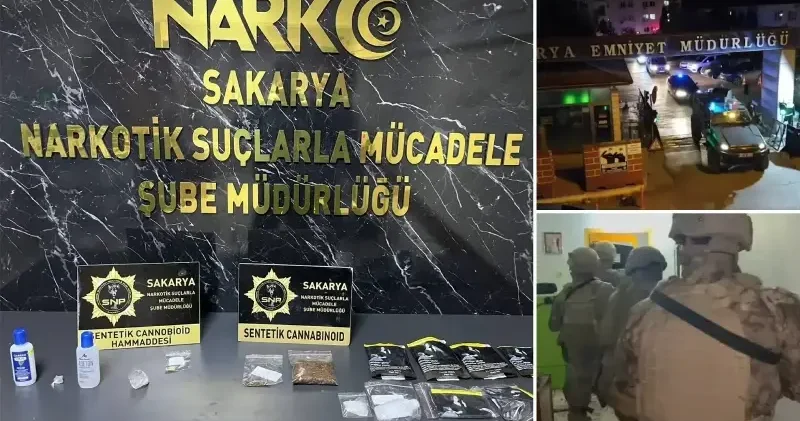 Sakarya da 250 polisle düzenlenen operasyonlarda 16 kişi gözaltına alındı Sakarya Haberleri