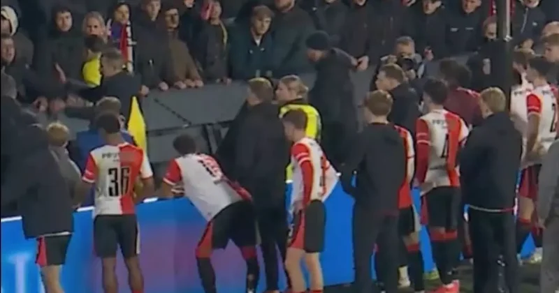 Feyenoord da Robin van Persie bardağı taşırdı! Taraftarla hararetli tartışma