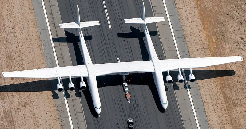 Futbol sahasından bile daha büyük: Dünyanın en büyük kanat açıklığına sahip uçağı Sözcü Gazetesi