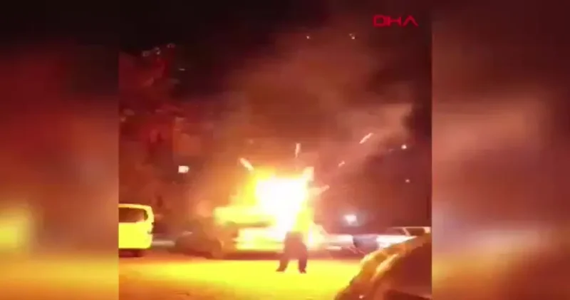 Düğünde ateşlenen havai fişek elinde patladı: Saniye saniye kameraya yansıdı