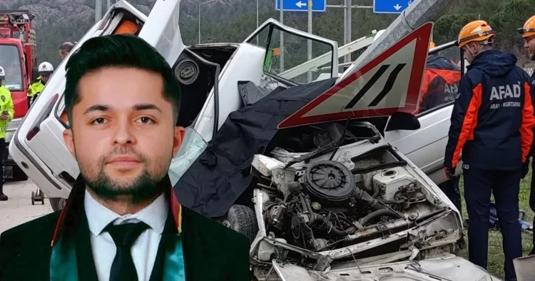 Genç avukat, feci kazada yaşamını yitirdi