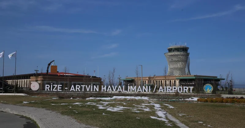 Rize Artvin Havalimanı nı kasımda 99 bin 528 yolcu kullandı