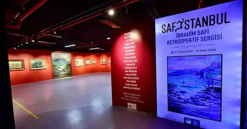 İbrahim Safi nin sanat mirası 40 yıl sonra Fatih teki sergide sanatseverlerle buluştu