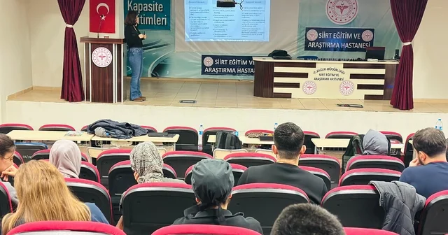 Siirt te enfeksiyon kontrol önlemleri eğitimi düzenlendi Siirt Haberleri