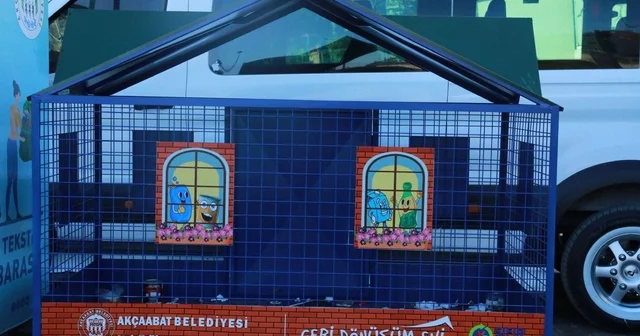 Akçaabat Belediyesi Geri Dönüşüm Evi uygulamasını hayata geçirdi Trabzon Haberleri