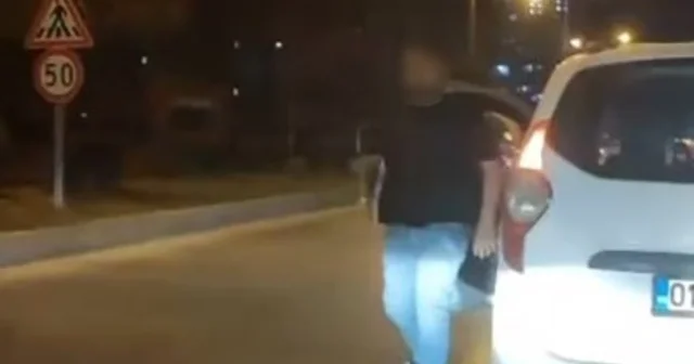 Trafikte tartıştığı sürücüye yumruk attı, o anlar kamerada Mersin Haberleri