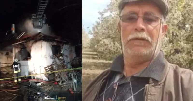 Annesini kurtarmak için alevlerin arasına daldı, canından oldu