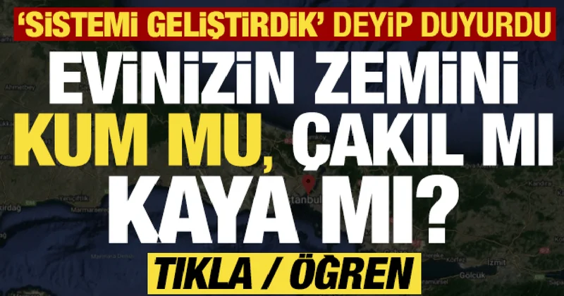 Herkes merak ediyordu! Evin zemini çakıl mı, kum mu, kaya mı gösteriyor! TIKLA / ÖĞREN