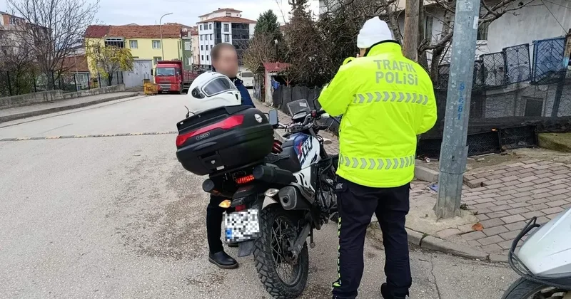 Bilecik’te motosiklet ve ATV sürücülerine yönelik denetim