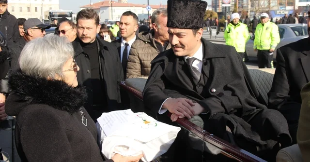 Atatürk ün 106 yıl önce Sivas tan ayrılışı, temsili olarak canlandırıldı Sivas Haberleri