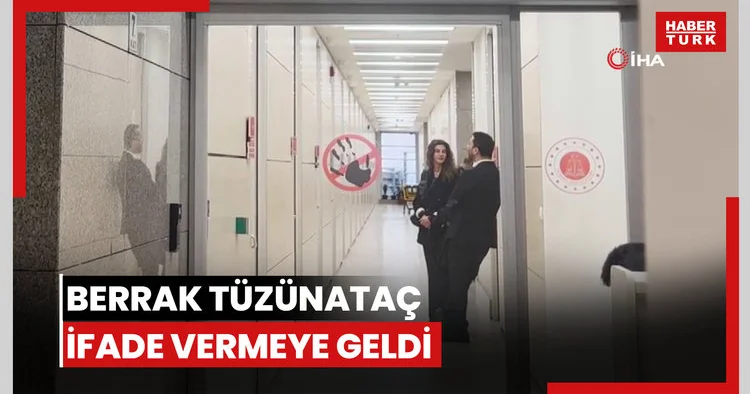 Ünlülere yönelik uyuşturucu soruşturması kapsamında oyuncu Berrak Tüzünataç ifade vermeye geldi