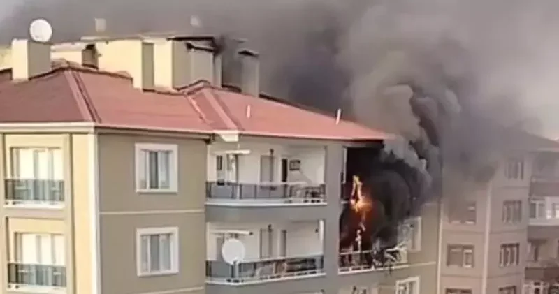 Ankara’da bir apartman dairesinde çıkan yangın endişe yarattı